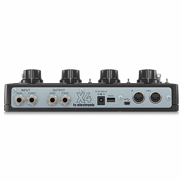 tc electronic ditto x4 looper inputs and outputs