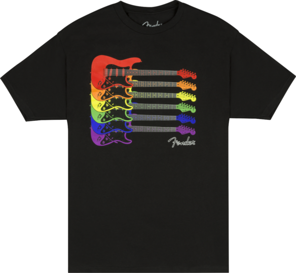 Fender Stratocaster Pride T-Shirt Medium