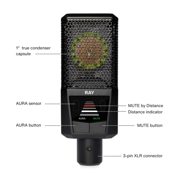 Lewitt RAY Condenser Microphone with AURA