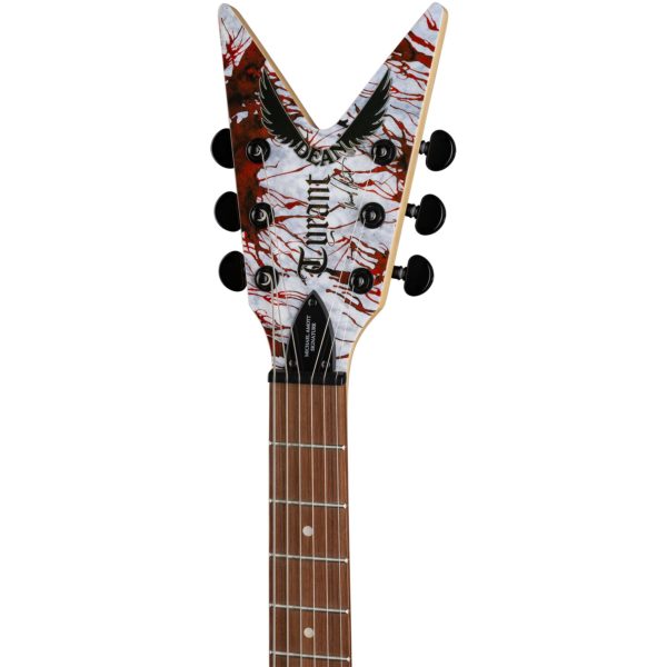 Dean Michael Amott Tyrant X-Splatter headstock