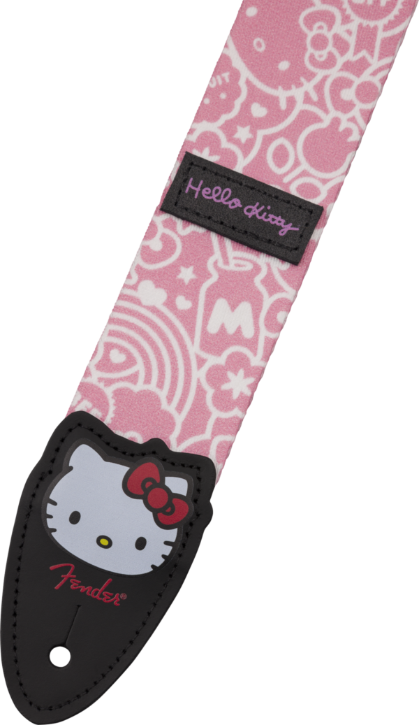 Fender x Hello Kitty Poly Strap Pink