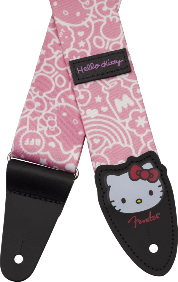 Fender x Hello Kitty Poly Strap Pink